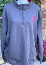 NWT Alabama Crimson Tide Colosseum Tortugas Logo Quarter-Zip Pullover Jacket XXL