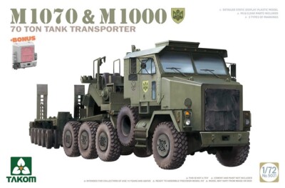Takom 5021 - 1:72 M1070&M1000 70 TON TANK TRANSPORTER - Neu
