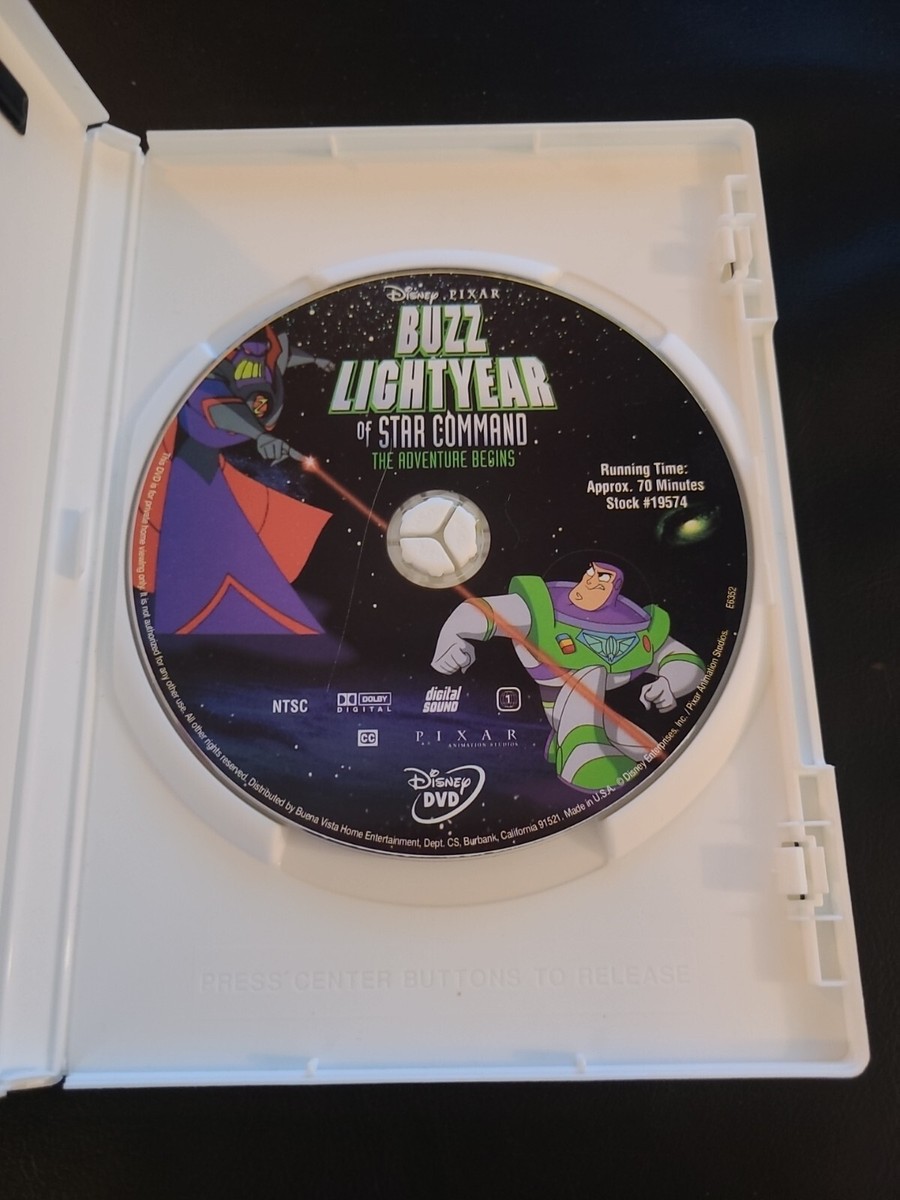 Buzz Lightyear of Star Command: The Adventure Begins (DVD, 2000) Tested Buzz Lightyear of Star Command: The Adventure Begins (DVD, 2000) Tested