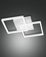 Fabas Luce Led Wand-/Deckenleuchte Bard 110X450Mm 39W Neutralweiß Weiß Dimmbar