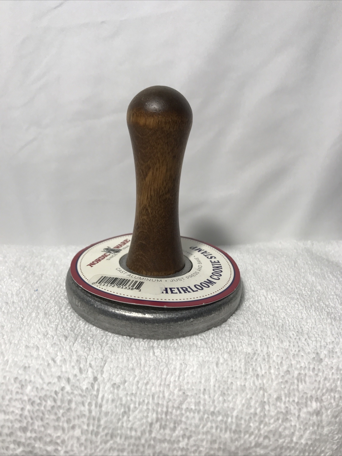 Vintage Cast Nordic Ware Holiday Cookie Stamp TO: AND FROM:Card Personalization