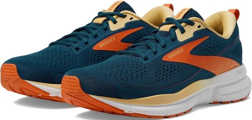 Brooks Trace 3 running shoe Mens 13 Blue Yellow Sneaker READ  display picture 1
