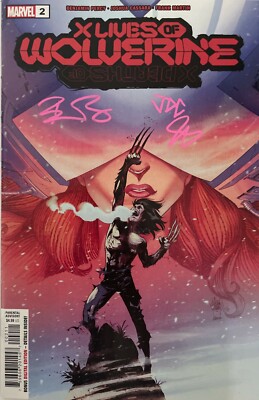 X Lives of Wolverine #2 signed by Percy & Cassara w/COA