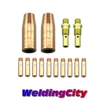 MIG Welding Gun Kit .035" for Lincoln 100L Tweco Mini/#1 Tip-Diffuer-Nozzle | M3