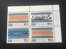 ICOLLECTZONE US Palau 4a plate block VF NH