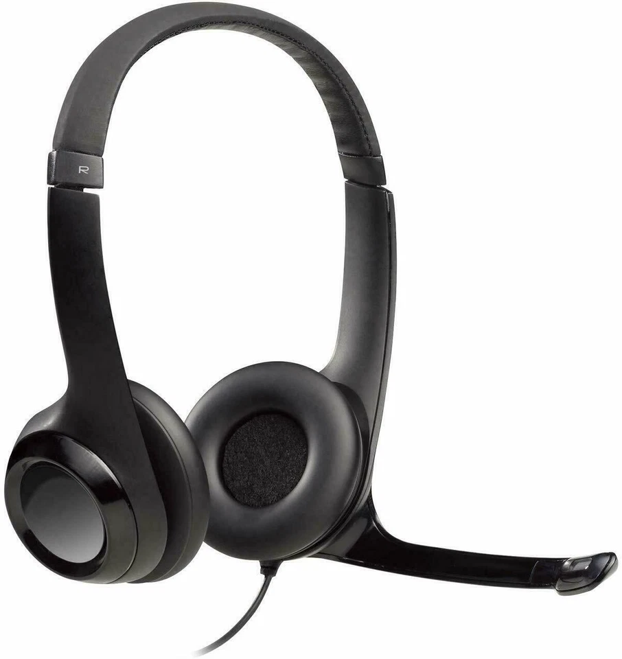 Logitech H390 Wired Headset with Noice Cancelling Microphone USB in-line control - Image 3 of 4