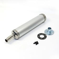 Universal Adjustable Motorcycle 2 Stroke Exhaust Muffler Pipe Silencer Scooter