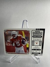 2023 Panini Chronicles Draft Picks - Contenders College Ticket #7 Bijan Robinson