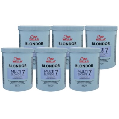 Wella Blondor Multi Blonde Powder 6 x 800 g Pulver Blondierung Blondierpulver