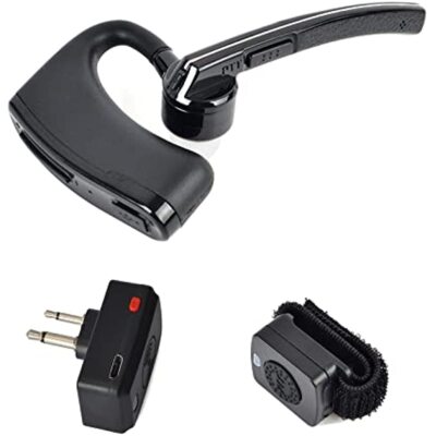 Bluetooth Headset Wireless Earpiece for Motorola Walkie Talkie Radio