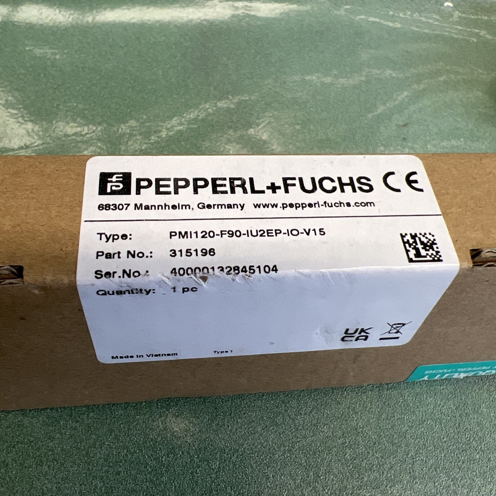 PEPPERL & FUCHS PMI120-F90-IU2EP-IO-V15 Inductive Proximity Position 315196