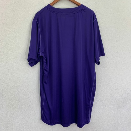 NWT Mens XX Large XXL Easton Adult M5 Homeplate Athletic Jersey T-shirt Purple - Picture 7 of 11