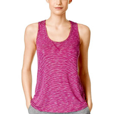 Alfani Raspberry Striped Sleep Tank Size Large
