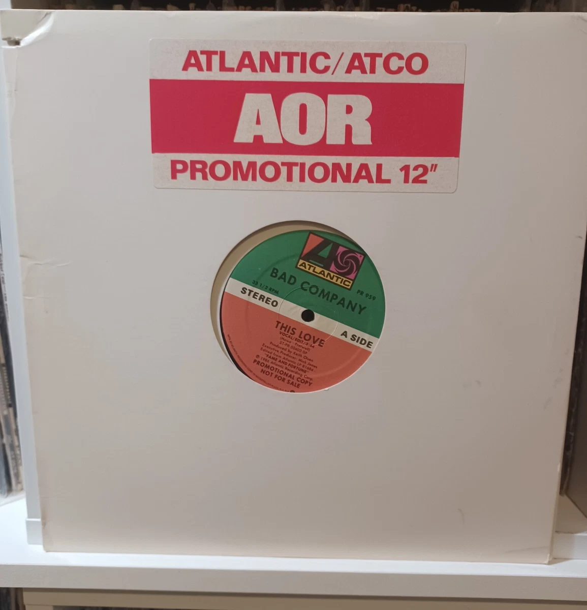 Bad Company Single 33 RPM Speed Vinyl Records for sale | eBay