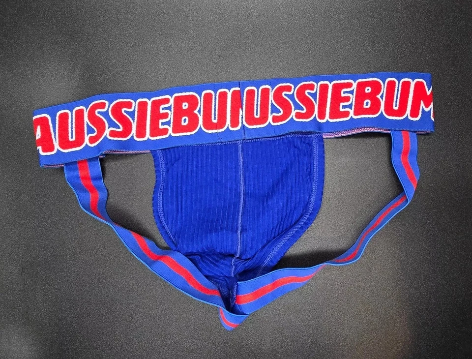 AussieBum Men's X-Jock Jockstrap Underwear, Size M L XL Blue - NWT - Image 2 of 4