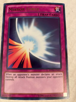 Mirror force unlimited foil ultra rare trap card yu-gi-oh gaming