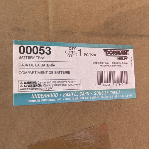 New OEM Part Dorman 00053 Battery Tray fits 2007-12 Dodge Nitro & Jeep Liberty - Picture 6 of 6