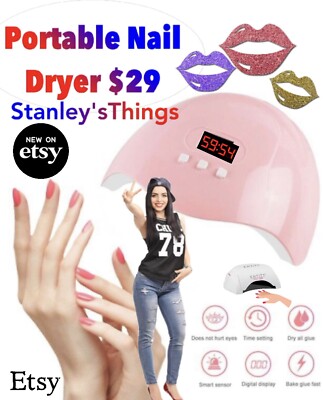 GLAM HOBBY SUNX9PLUS 48W Portable Nail Dryer