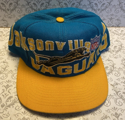 Vintage 90 s Jacksonville Jaguars Banned Logo Apex One SnapBack Hat New Mint!