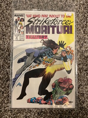 Strikeforce Morituri #12 1987 Marvel Comics