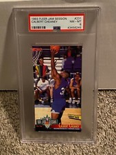 1993 Fleer Jam Session #231 - CALBERT CHEANEY RC - PSA 8 NM-MT - Bullets ROOKIE