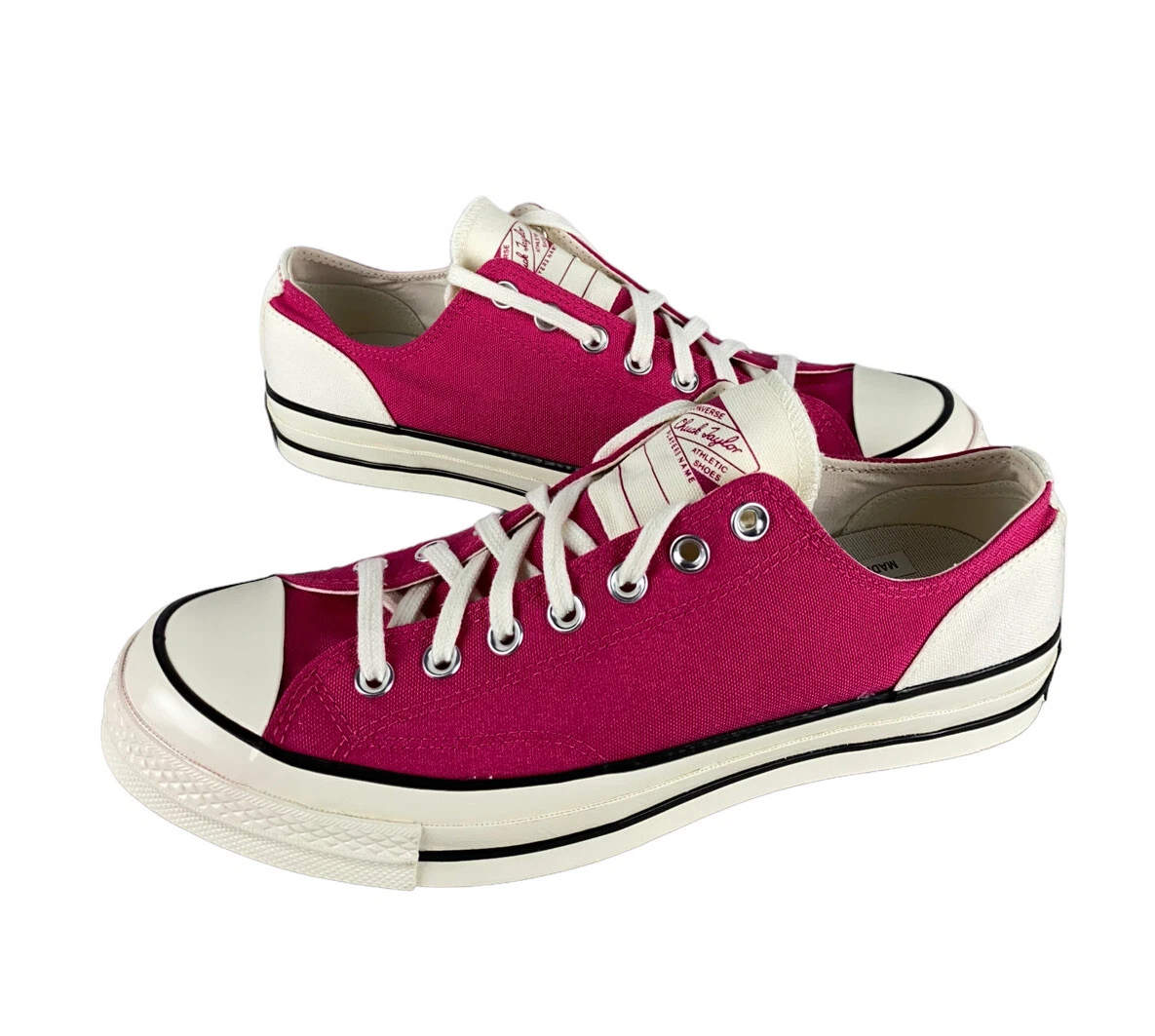 NEW Converse Chuck 70 Ox Psychedelic Hoops Cerise Pink Egret Shoes Mens  Size 9.5