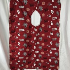 Baby Bib OU Oklahoma University Boomer Sooner Novelty 21" x 29"