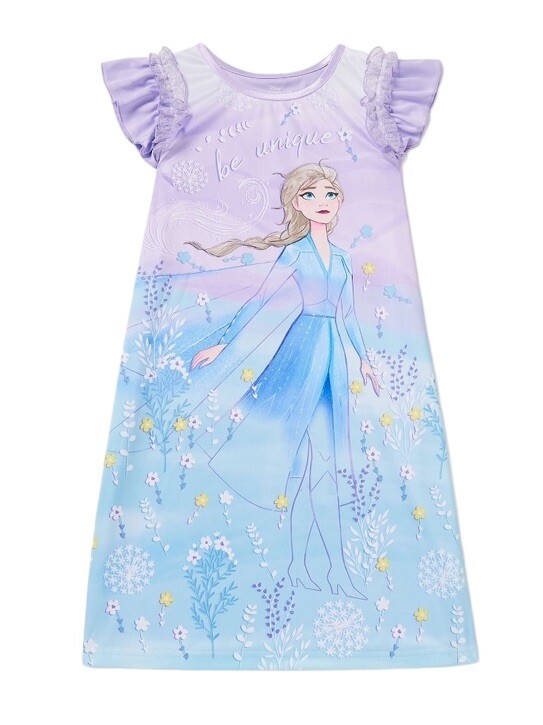 Frozen Pajamas Elsa Nightgown 3t Toddler Girls' Disney Elsa Dorm