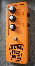 Guitar Sola Sound BUM Tone Bender Fuzz Dam Macaris D*A*M 2018 Orange RARE Edywn