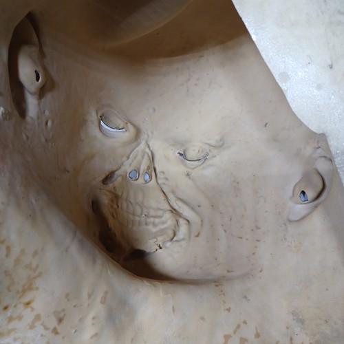 Rare Ghoulish Productions Zombie Mask Face Melted Adult Halloween Party Display - Picture 18 of 18