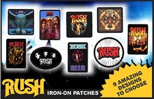 RUSH Iron-On Patches FREE GIFT 