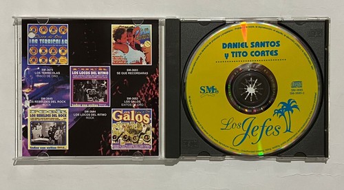 DANIEL SANTOS Y TITO CORTES - LOS JEFES - 1998 MEXICAN CD ALBUM, BOLERO TROPICAL - Picture 3 of 3