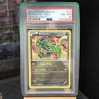 Pokemon TCG 2012 Dragon Vault Rayquaza Holo Rare 11/20 PSA 8