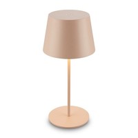 Led Tischlampe Akku Tischleuchte IP44 Touch Dimmbar Kabellos 20,5Cm Beige