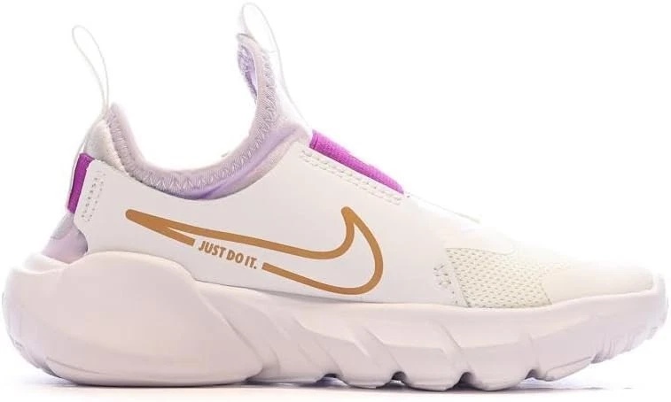 Nike Flex Runner 2 PSV Blanco Metálico Cobre Niños Zapatos Talla 13C DJ6040-101 NUEVO Foto 2 de 4