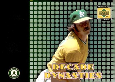 2001 Upper Deck Decade 1970's #D4 Jim Hunter Decade Dynasties