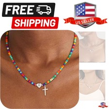 Colorful Initial Necklaces for Girls Women Kids - Teen Girls Gifts Trendy Cro...