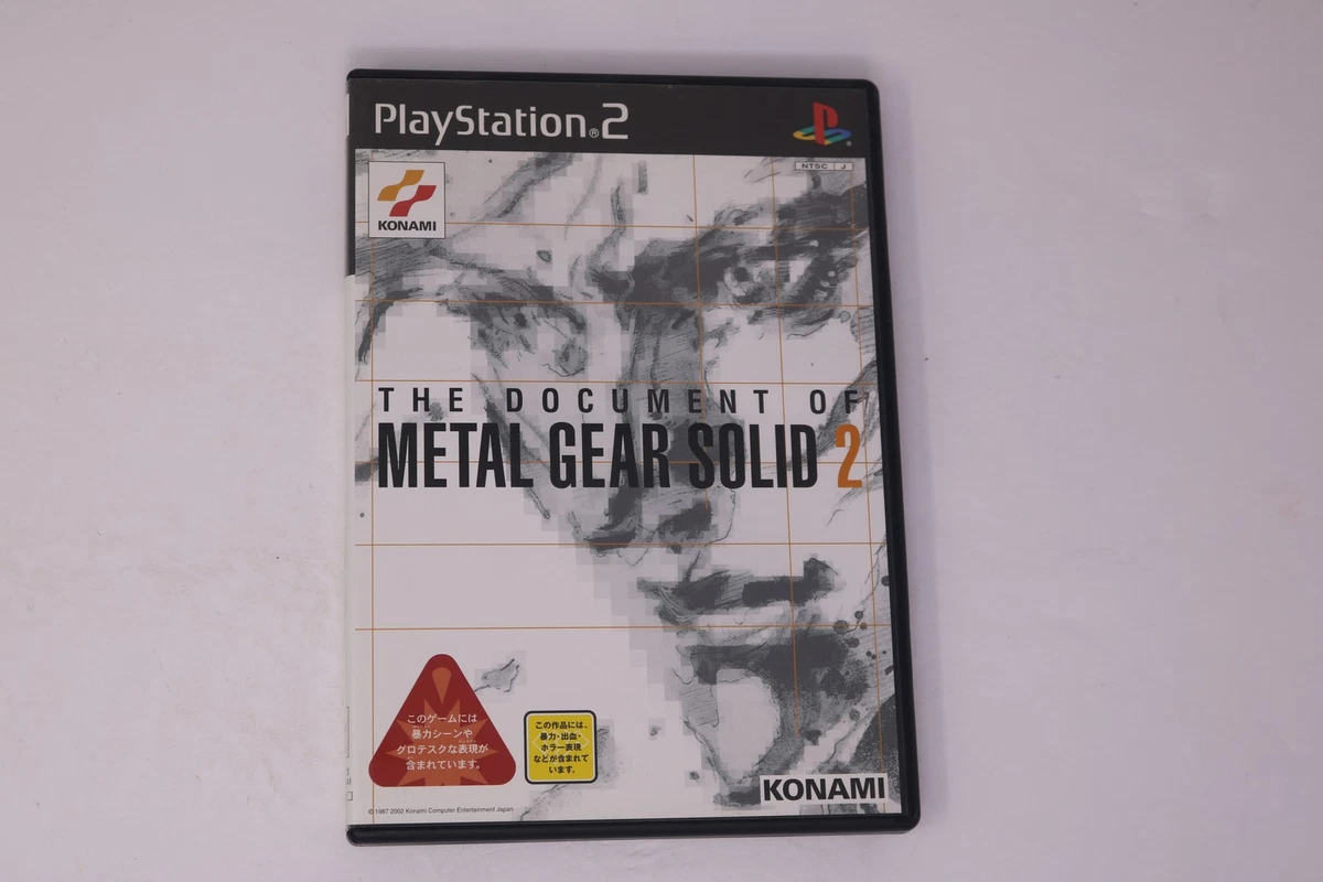 Document of Metal Gear Solid 2 Video Games for sale | eBay