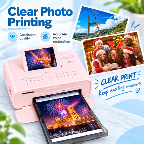 KP-108IN 4x6 SELPHY Photo Ink Paper for Canon SELPHY CP810 CP800 108 ...