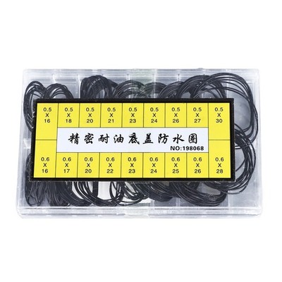 180 Pieces O Ring Watch Gasket Rubber Sealing Watch Back Cover Watch Repair SEG