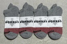 Bombas 4-Pack Ankle Socks Size Medium Brand New Unisex Multicolor 4-Pairs