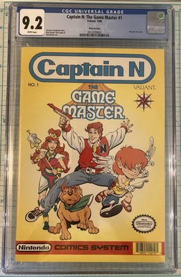 Captain N: the Game Master #1 No Price Variant CGC 9.2 Valiant 1990 Nintendo