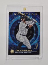 MINT #/99 BLUE RC SP 2022 Bowman Inception Trey Sweeney 1st #52 New York Yankees