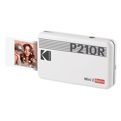 Kodak Mini 2 Retro 2x3 tragbarer Fotodrucker + 8 Blatt - 2, weiß