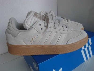 adidas Samba XLG JP6812 alumina/alumina/gum Gr.43 1/3 NEU beige creme Sneaker