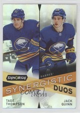 2022 Synergy Synergistic Duos Star-Rookie 247/699 Tage Thompson Jack Quinn 0p9n