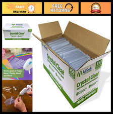 Clear Mini Hot Glue Sticks 4" (550 Pack) - Multi-Temperature, Quick Bonding for 0.07 per gallon