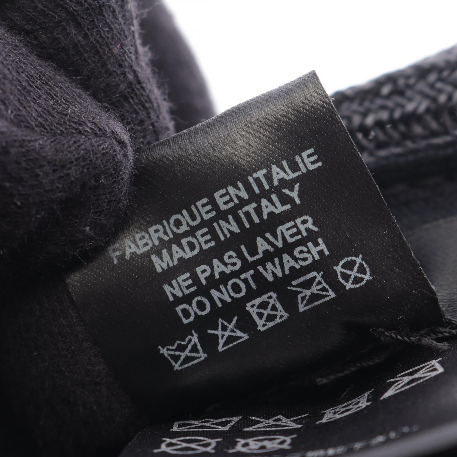 CHANEL Cocomark Hat Fabric/Cotton Black thumbnail 6