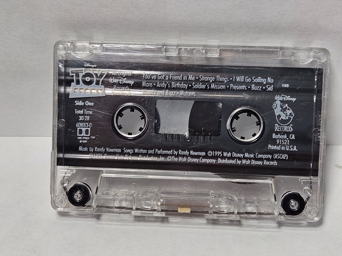 Vintage Disney Toy Story Sing Along Soundtrack Cassette Tape