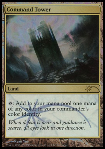 Command Tower - Foil DCI Judge Promo x1 - MTG Judge Promos - Light Play, English